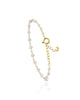 Pulseira Infantil com Elos e Cristais Lapidados