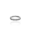 Aliança Aparador Eternity Cravejada Cristal