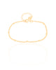 Pulseira Grumet Bolinhas 3 mm Banhado a Ouro 18K