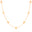 Choker Elos Estrelas Lisas Banhado a Ouro 18K