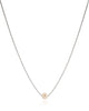 Gargantilha Veneziana Pérola 6 mm Ródio Branco - 45 cm