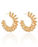 Brinco Argola Mola Banhado a Ouro 18K