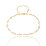 Pulseira Pontos de Luz Banhado a Ouro 18K
