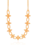 Gargantilha Elos Spike 13 mm Banhado a Ouro 18K - 45 cm