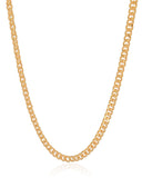 Gargantilha Grumet 6 mm Banhado a Ouro 18K - 45 cm