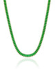 Choker Cristal Esmeralda Banhado a Ouro 18K
