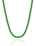 Choker Cristal Esmeralda Banhado a Ouro 18K