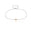 Pulseira Veneziana Pérola 6 mm Ródio Branco