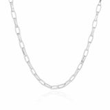 Choker Elos 11.5 x 5.5 MM Ródio Branco