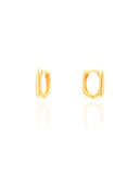 Brinco Argola Retangular Lisa