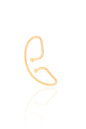 Piercing Fio Liso Banhado a Ouro 18K