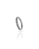 Aliança Aparador Eternity Cravejada Cristal