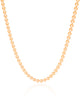 Choker Elos Duplos 4 mm Banhado a Ouro 18K