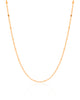 Choker Grumet Plaquinhas Banhado a Ouro 18K - 33 cm