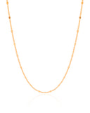 Choker Grumet Plaquinhas Banhado a Ouro 18K - 33 cm