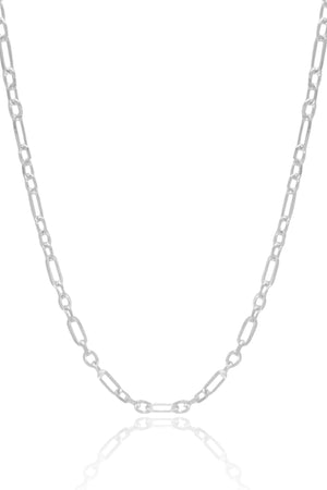 Choker Elos 4 mm Ródio Branco