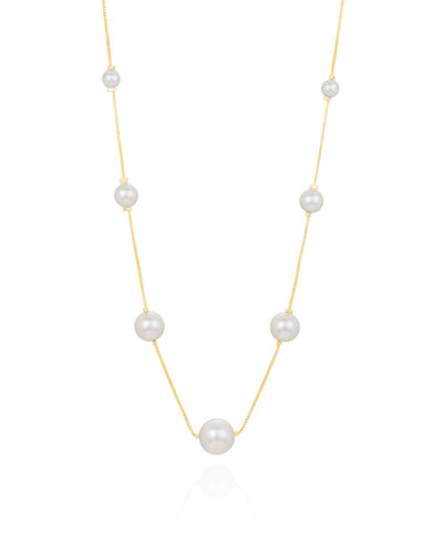 Gargantilha Longa Veneziana Pérola 80 cm