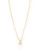 Gargantilha Veneziana Ponto de Luz Navetes Cristal Banhado a Ouro 18K - 40 cm