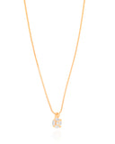 Gargantilha Veneziana Ponto de Luz Navetes Cristal Banhado a Ouro 18K - 40 cm
