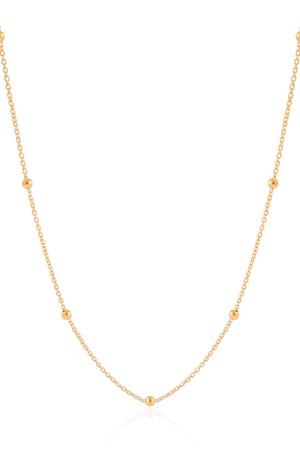 Suporte de Óculos Bolinhas Banhado a Ouro 18K