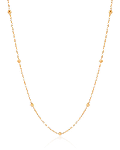 Suporte de Óculos Bolinhas Banhado a Ouro 18K