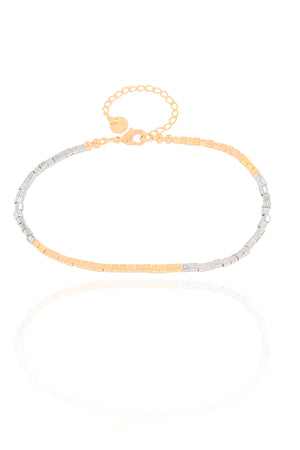 Pulseira Tubo Quadrado Mix de Banhos