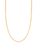 Gargantilha Grummet 2 mm Banhado a Ouro 18K - 45 cm