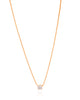 Gargantilha Veneziana Ponto de Luz Cristal 5 mm Banhado a Ouro 18K - 45 cm