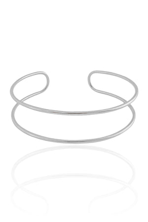 Braceletes Fios Ródio Branco