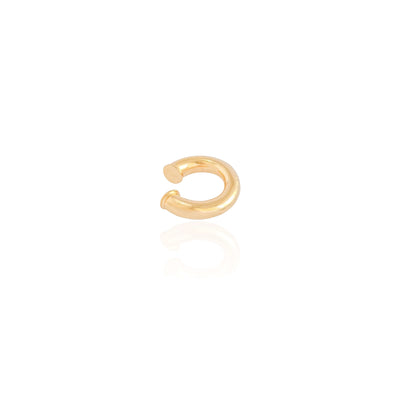 Piercing Tubo Liso Banhado a Ouro 18K