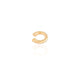 Piercing Tubo Liso Banhado a Ouro 18K