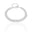 Pulseira Grumet Dupla Ródio Branco