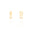 Brinco Argola Click Estrelas Cravejadas Cristal 1.9 cm Banhado a Ouro 18K