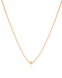 Gargantilha Infantil Veneziana Bolinha Lisa 4 mm Banhado a Ouro 18K