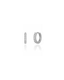 Brinco Argola Click Cravejado Cristal