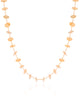 Choker Plaquinhas Lisas 6 mm Banhado a Ouro 18K
