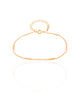 Pulseira Grumet Achatada Banhado a Ouro 18K