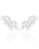 Brinco Ear Cuff Asa Lisa 6.5 cm Ródio Branco