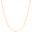 Gargantilha Canutilhos 1 mm Banhado a Ouro 18K - 40 cm