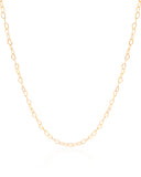 Choker Corações Vazados 3 mm Banhado a Ouro 18K