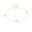 Pulseira Baguetes Citrino Banhado a Ouro 18K