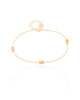 Pulseira Baguetes Citrino Banhado a Ouro 18K