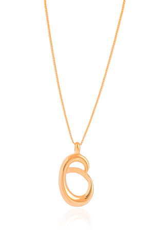 Gargantilha Longa Veneziana Nó Banhado a Ouro 18K - 65 cm