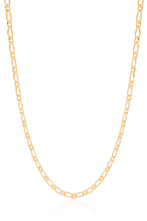 Gargantilha Elos 3 mm Banhado a Ouro 18K - 40 cm