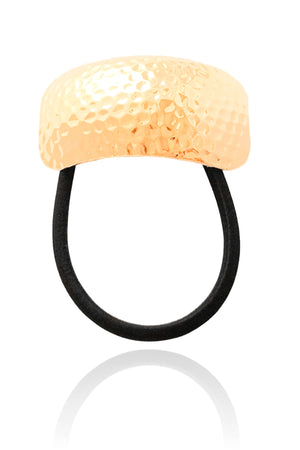 Pony Cuff Retangular Orgânico Banho Dourado