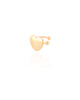 Piercing Coração Flat Banhado a Ouro 18K
