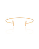 Bracelete Palito Liso Banhado a Ouro 18K