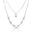 Choker Dupla Veneziana Pontos de Luz Facetado Cristal