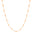 Gargantilha Longa Gomos Banhado a Ouro 18K - 70 cm