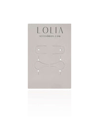 Kit com 10 Tags Semijoias Brincos, Piercing e Anel Lolia